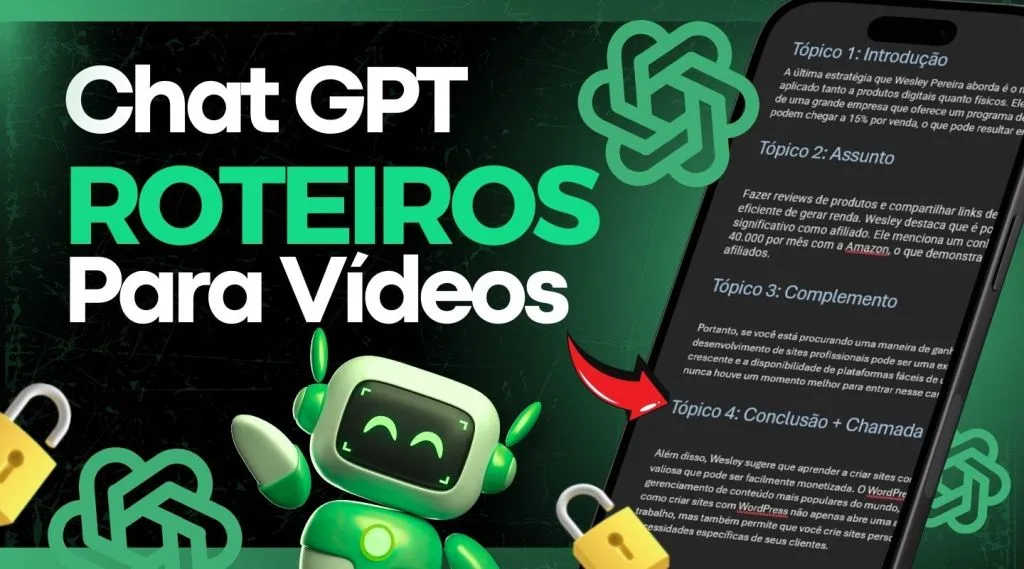 6 Melhores Plataformas para Criar Vídeos Incríveis 2 GPT-3 na Criação de Roteiros