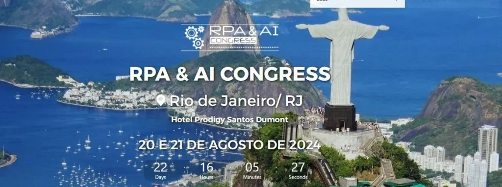 RPA & Ai CONGRESS NO RIO DE JANEIRO EM 2024 1 RPA & Ai CONGRESS NO RIO DE JANEIRO EM 2024