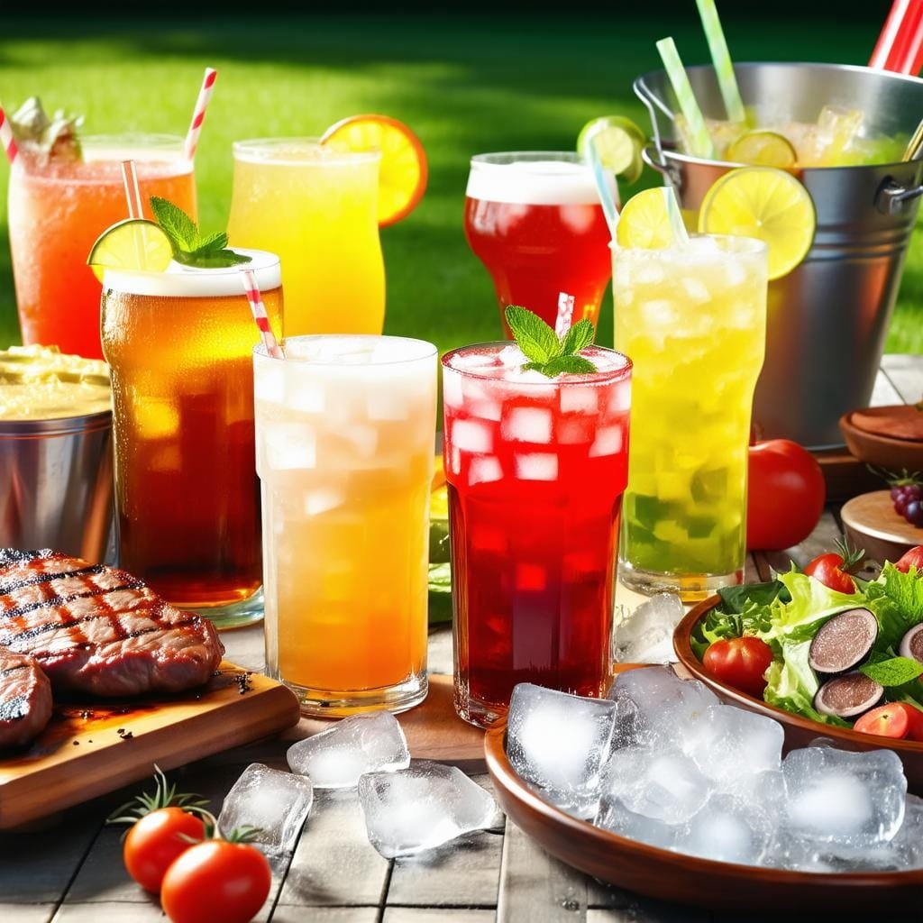 Bebidas para Refrescar: Cervejas, Drinks e Sucos