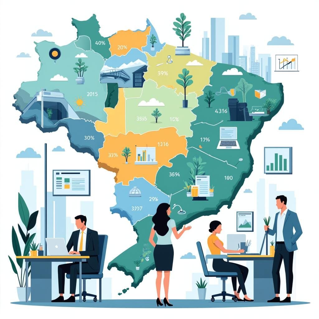 Salário de Analista de Sistemas por região do Brasil