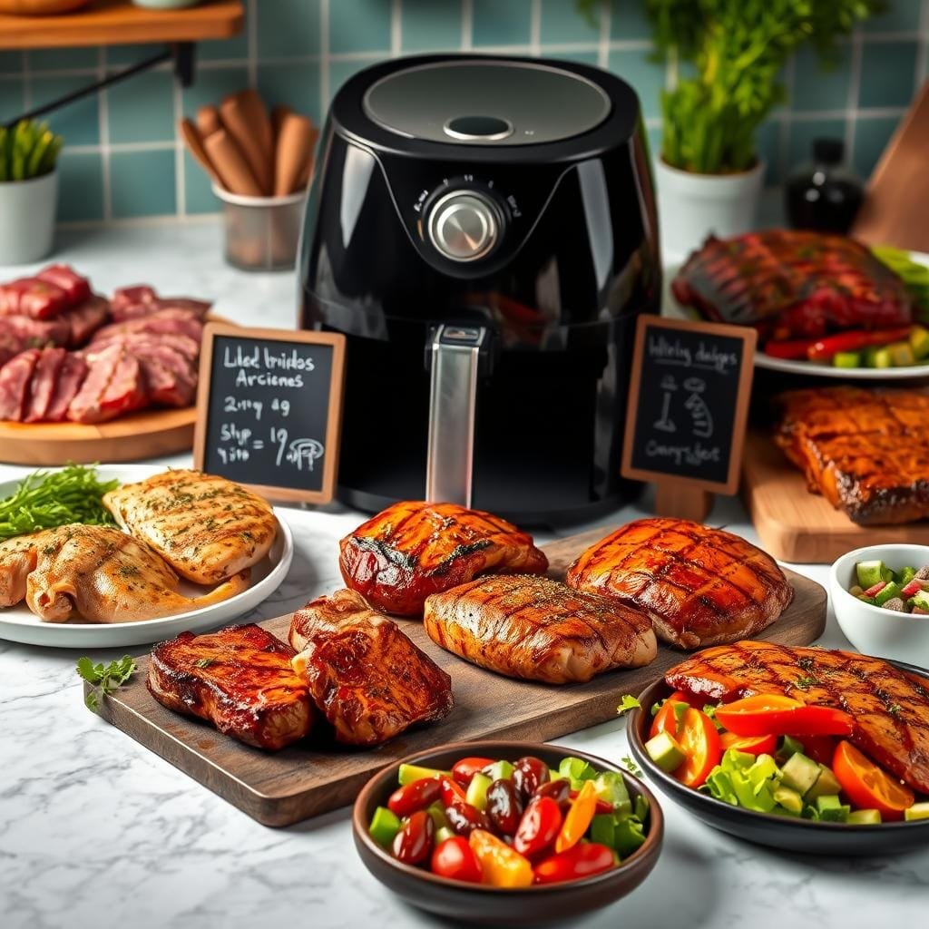 Tipos de carne ideais para churrasco na Airfryer