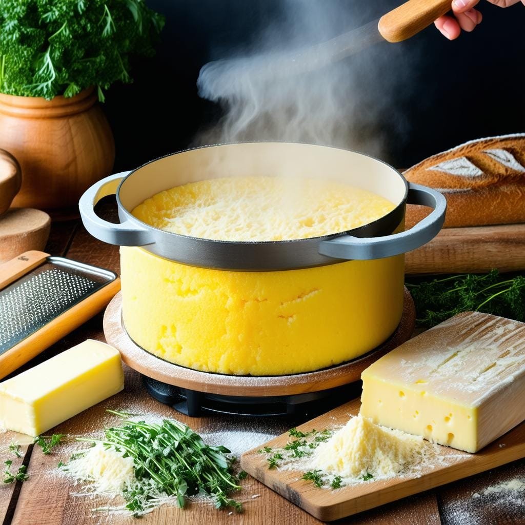 Blog 2 Aprenda a preparar uma Receita de Polenta Cremosa com Queijo Parmesão