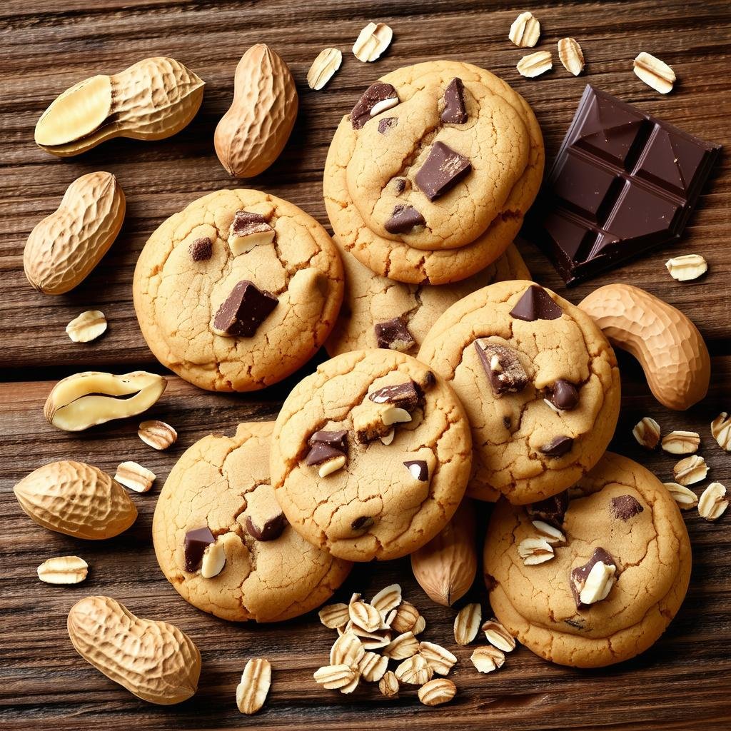 Blog 1 Biscoito de amendoim - sem adição de açúcar