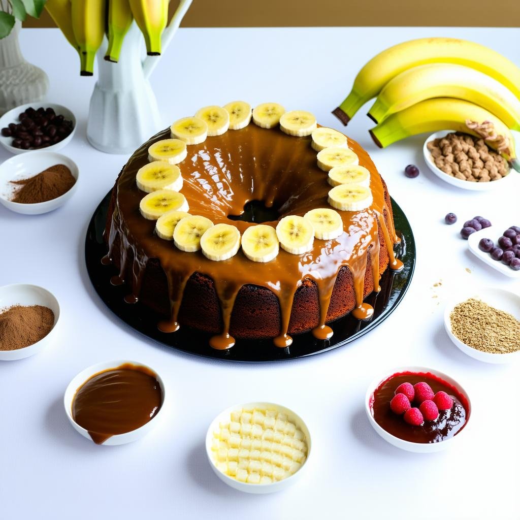 Blog 2 Bolo de banana com calda