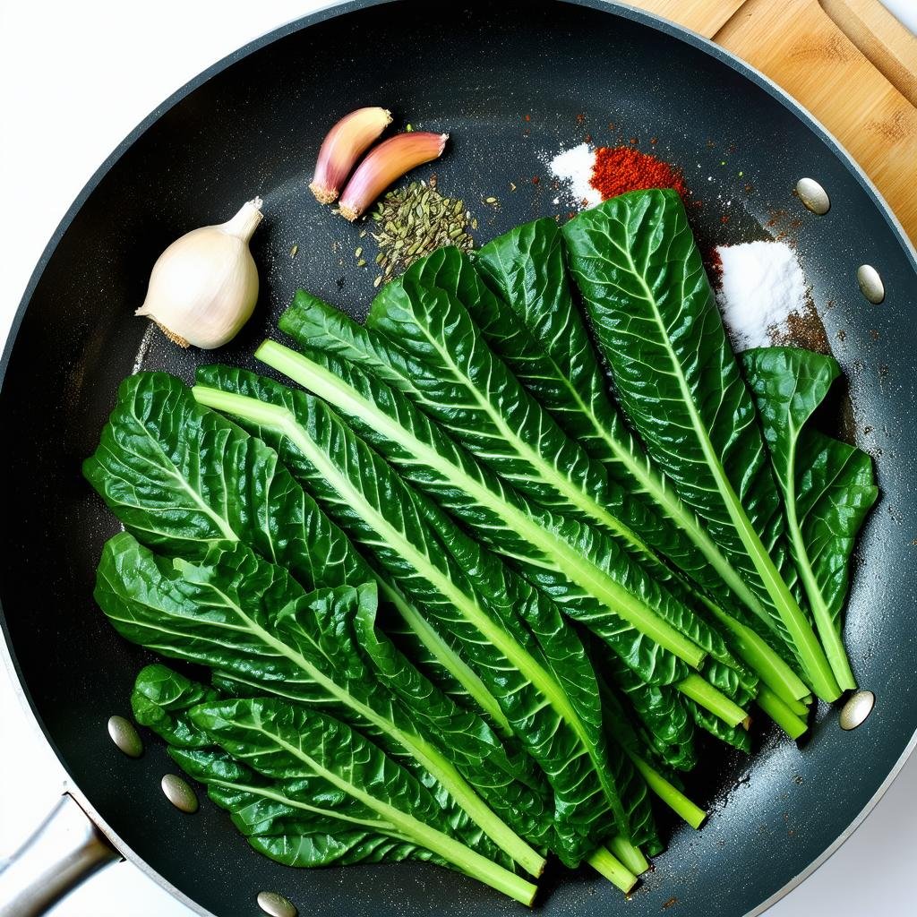Blog 7 Faça agora uma Receita de Couve Refogada com Alho e Toque Especial