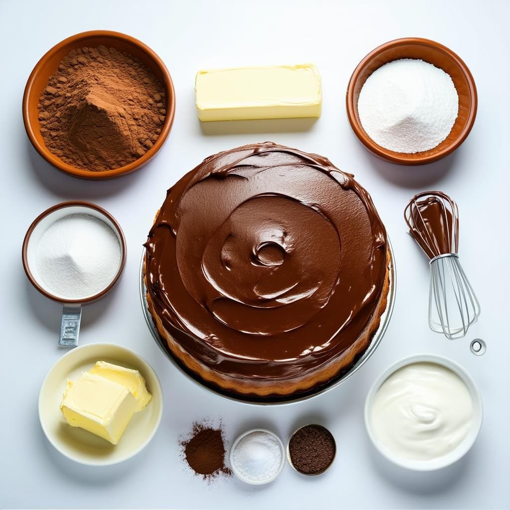 Ingredientes para a Cobertura de Chocolate
