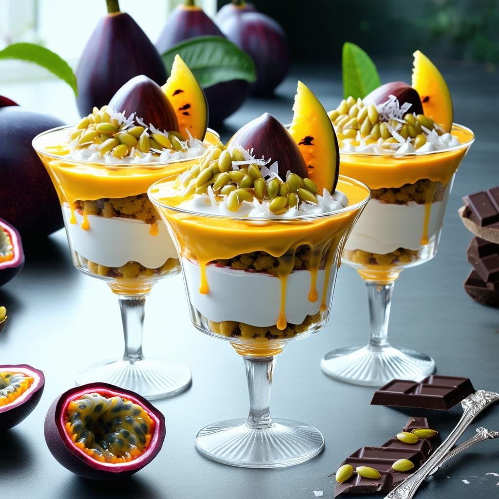 Mousse de Maracujá com Chocolate Branco: a Combinação Perfeita