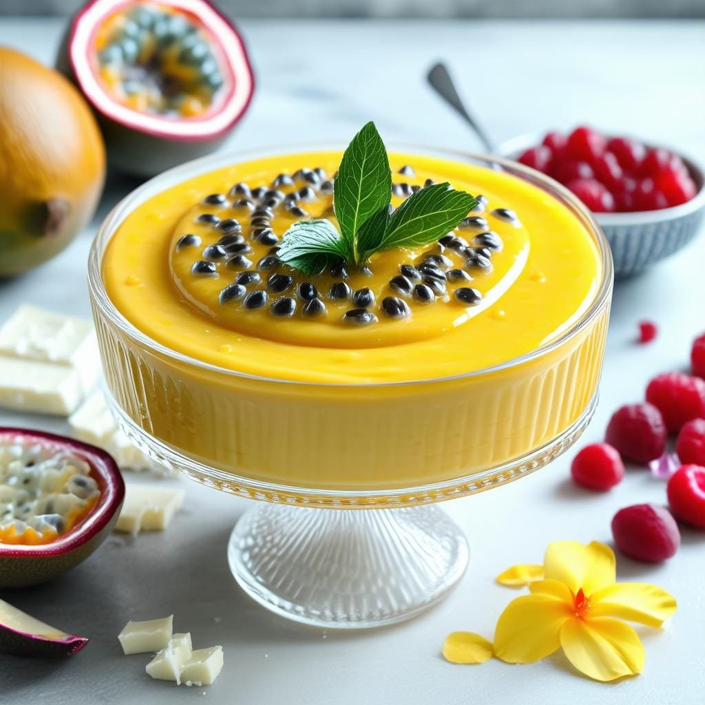 Mousse de Maracujá Vegano: Opção Deliciosa sem Ingredientes de Origem Animal