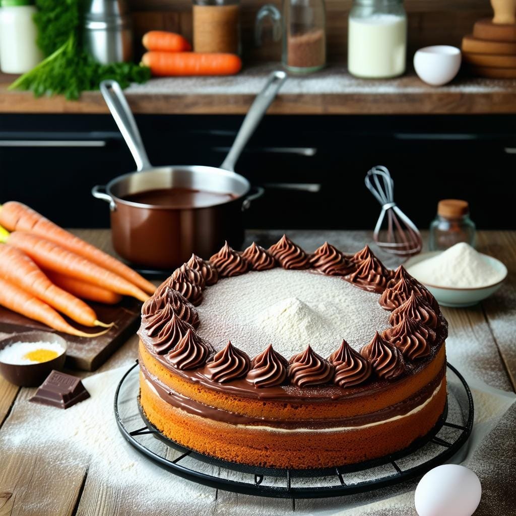 Preparo do Bolo de Cenoura