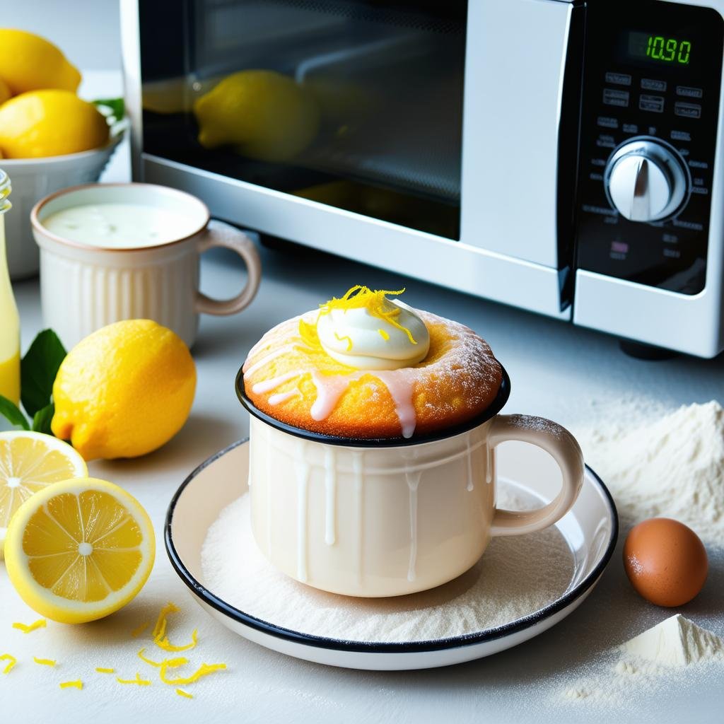 Blog 2 Receita de Bolo de caneca de limão