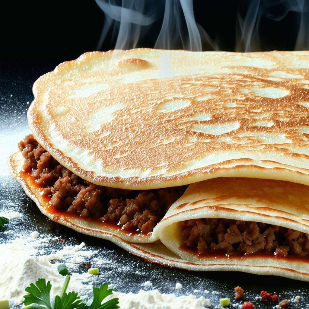Recheio de carne moída suculento e saboroso
