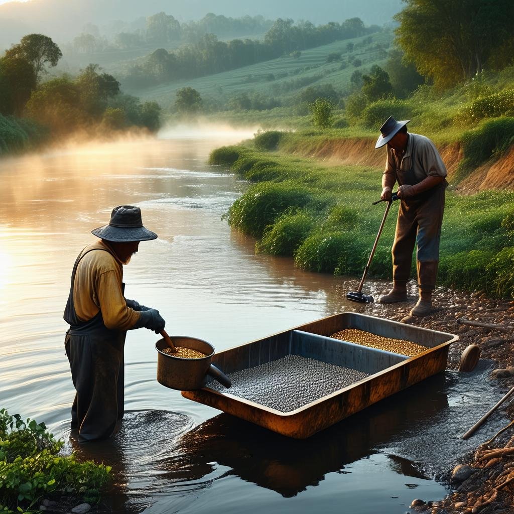 Técnicas de Prospecção: Bateia, Sluice Box e Detector de Metais