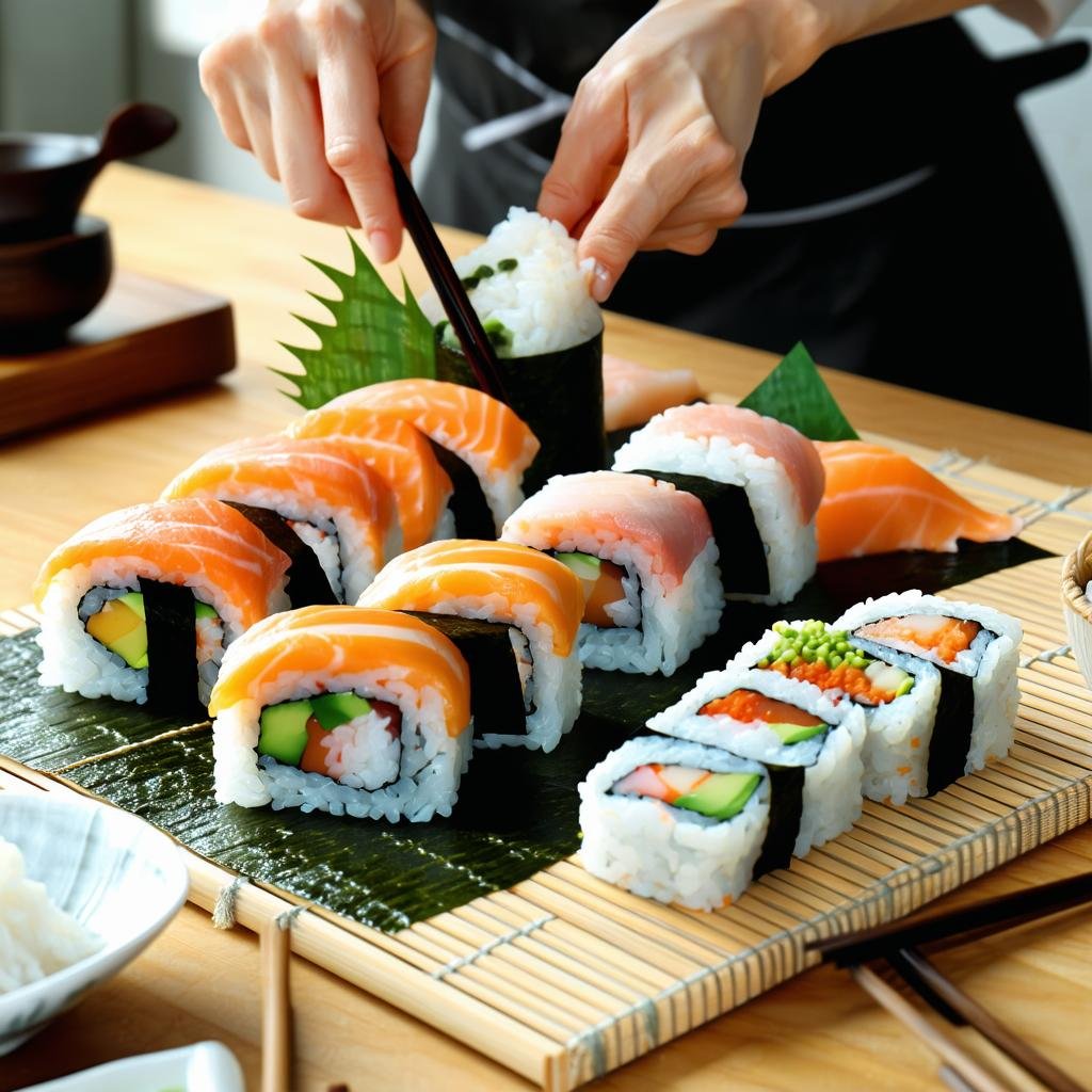Montando o Sushi Simples: Passo a Passo
