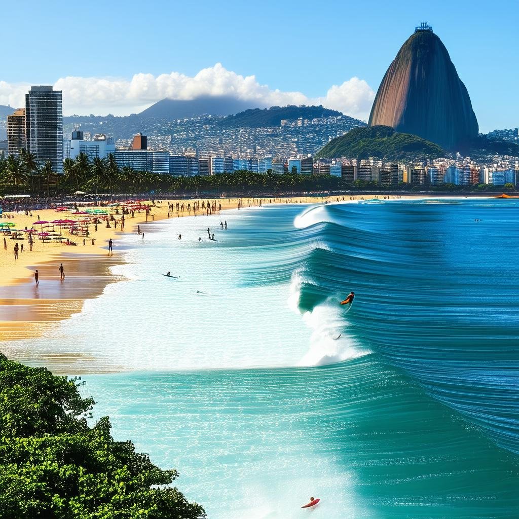 Paraíso dos Surfistas: Ondas Perfeitas no Rio de Janeiro