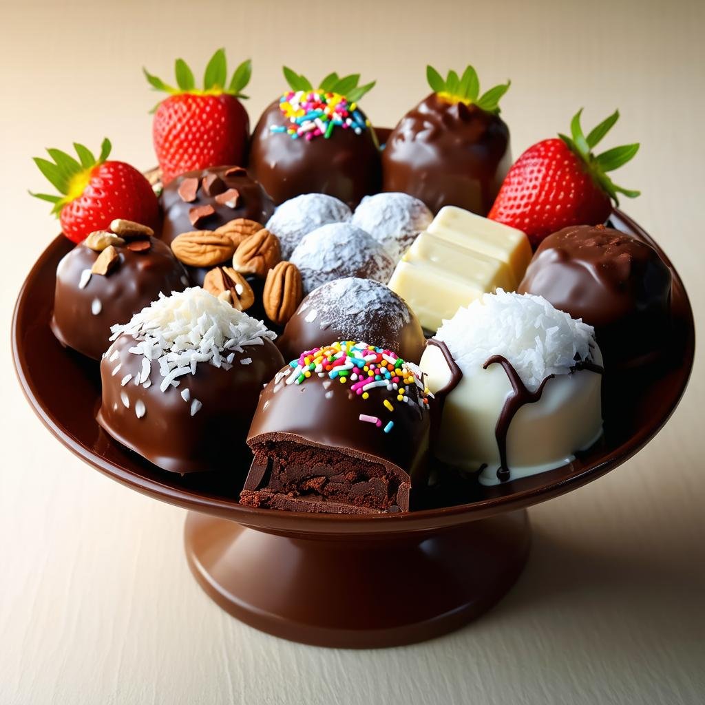 Variações e Toppings para o seu Brigadeirão Variações e Toppings para o seu Brigadeirão