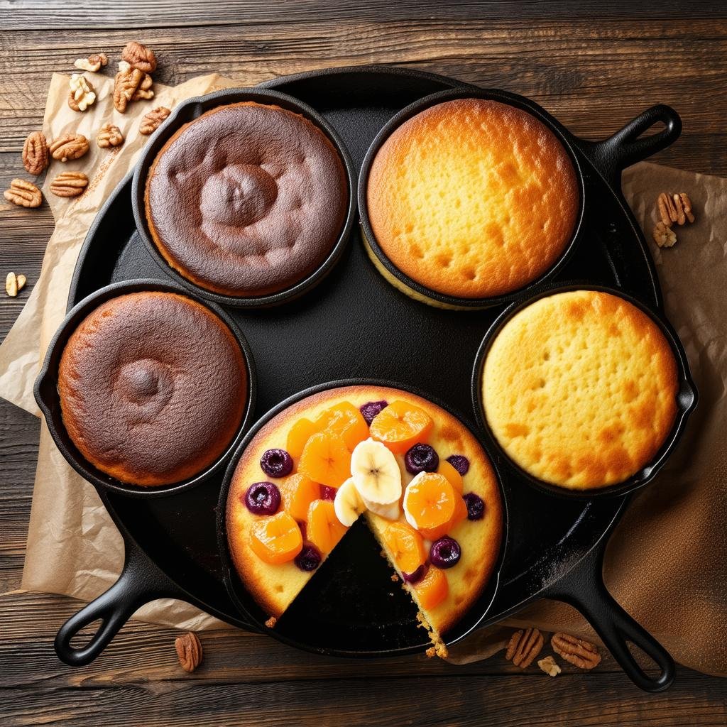 Bolo de frigideira fácil sem açúcar