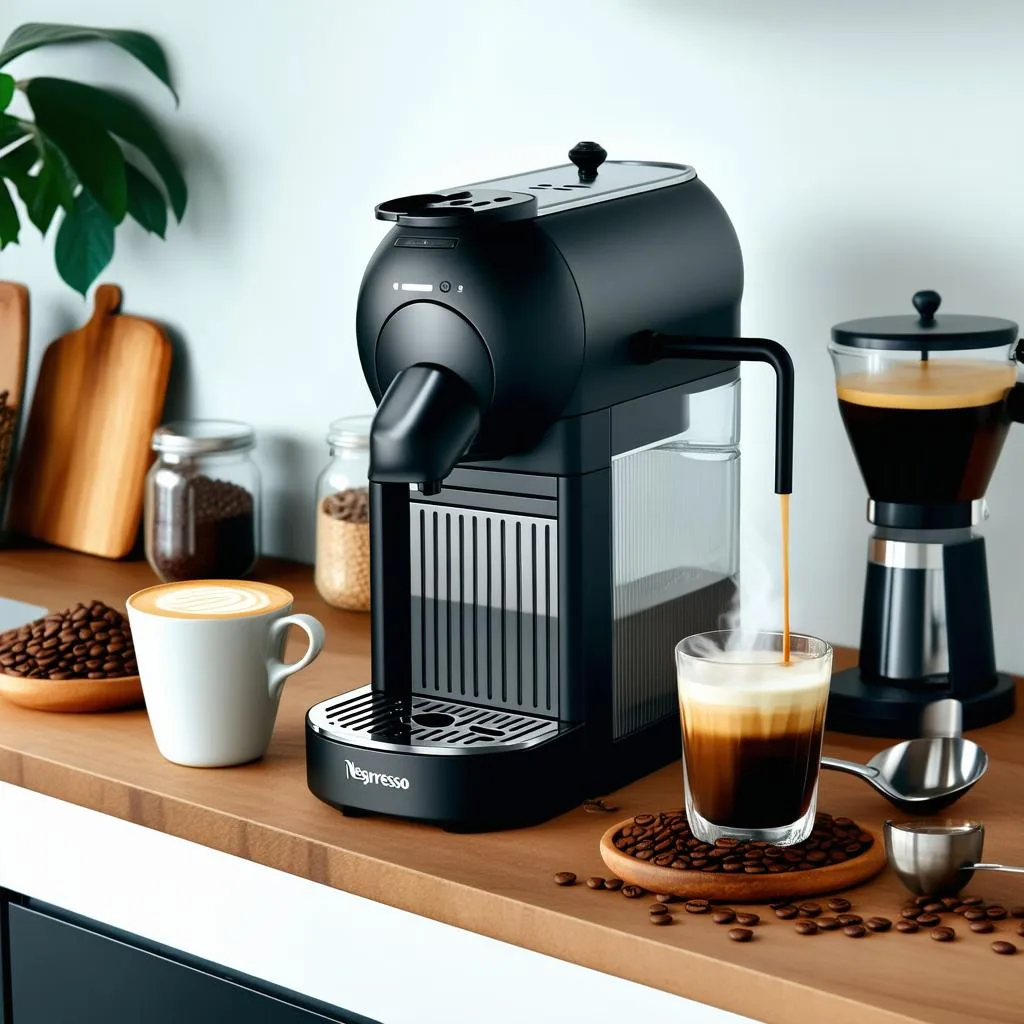 Como Fazer cafe com leite nespresso