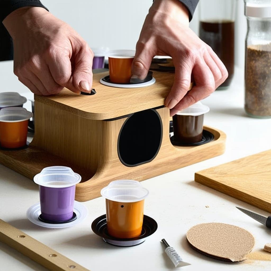 como fazer um porta capsulas dolce gusto