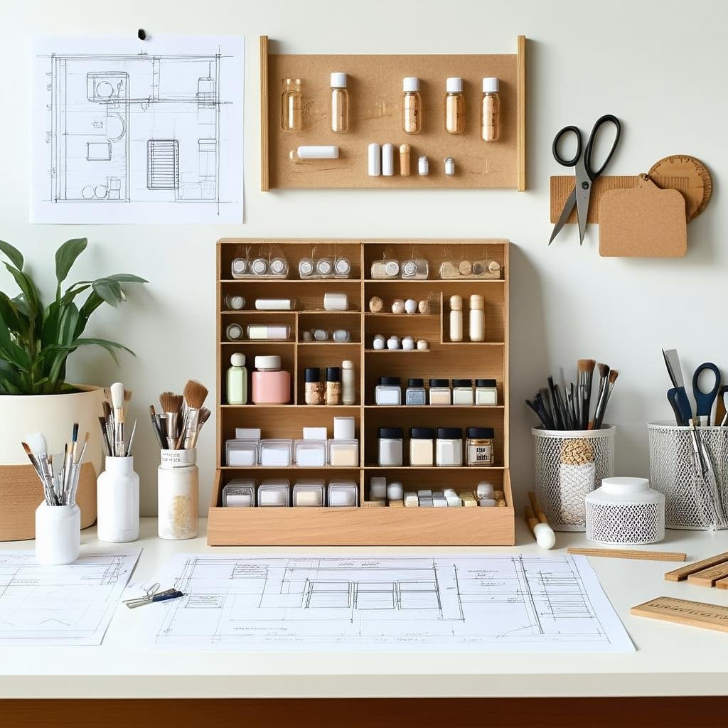 Mantenha seus suprimentos organizados