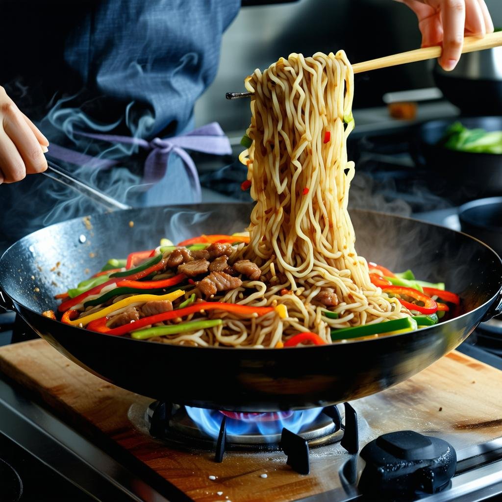 Montagem do Yakisoba