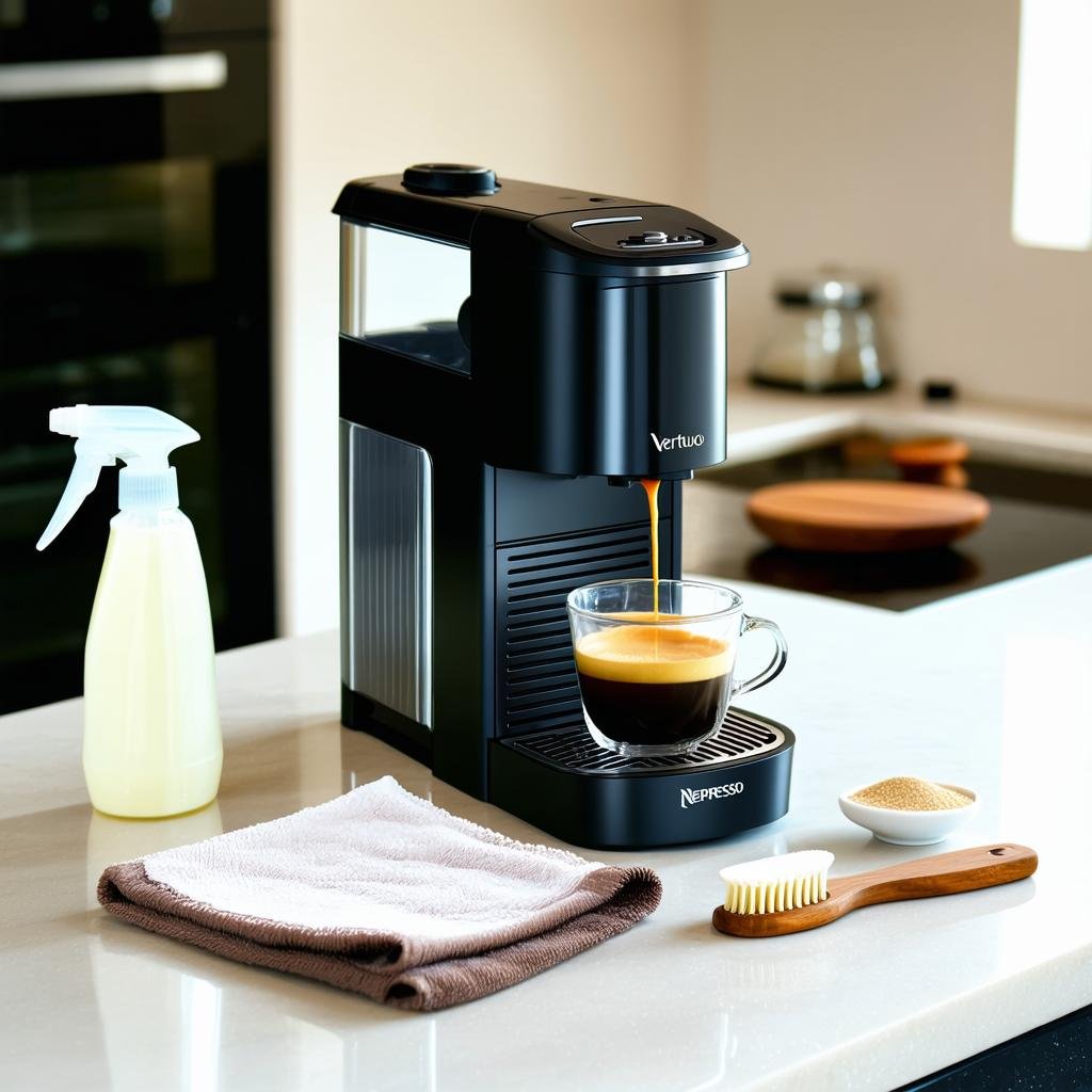 Passo a passo para limpar sua Nespresso Vertuo