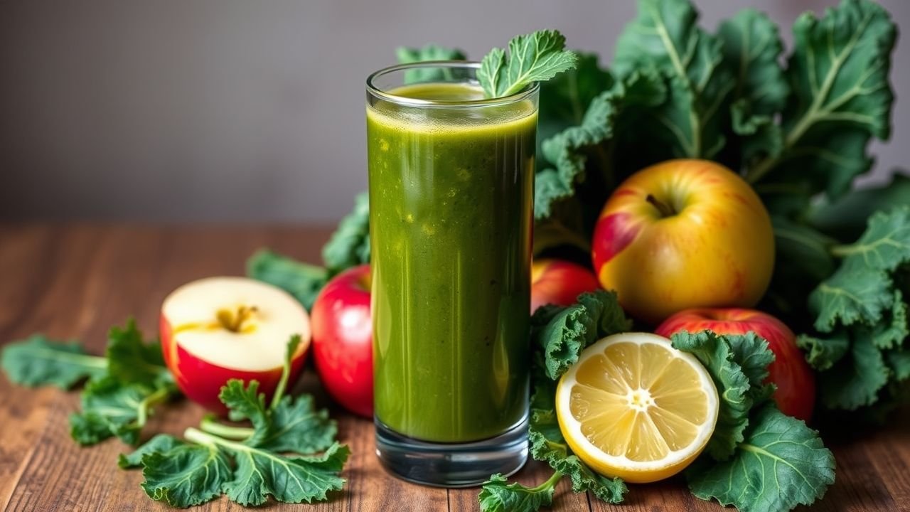 Benefícios do suco de couve detox para a saúde