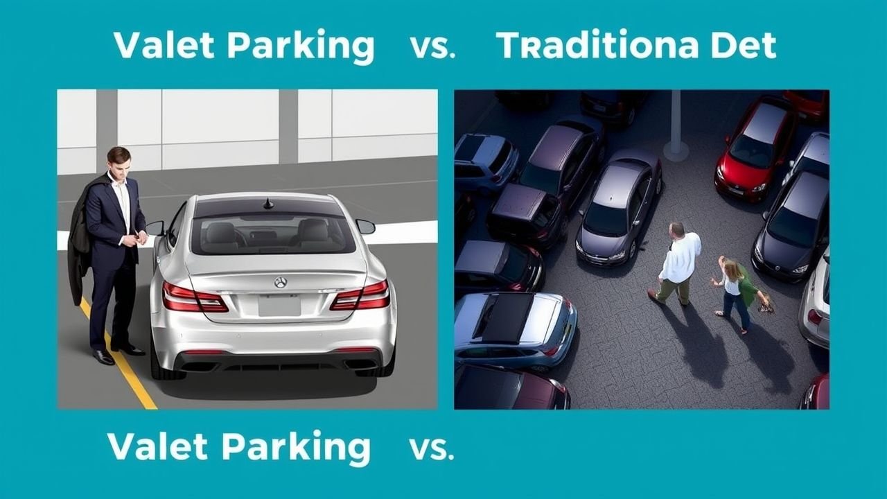 Diferenças entre valet parking e estacionamento tradicional