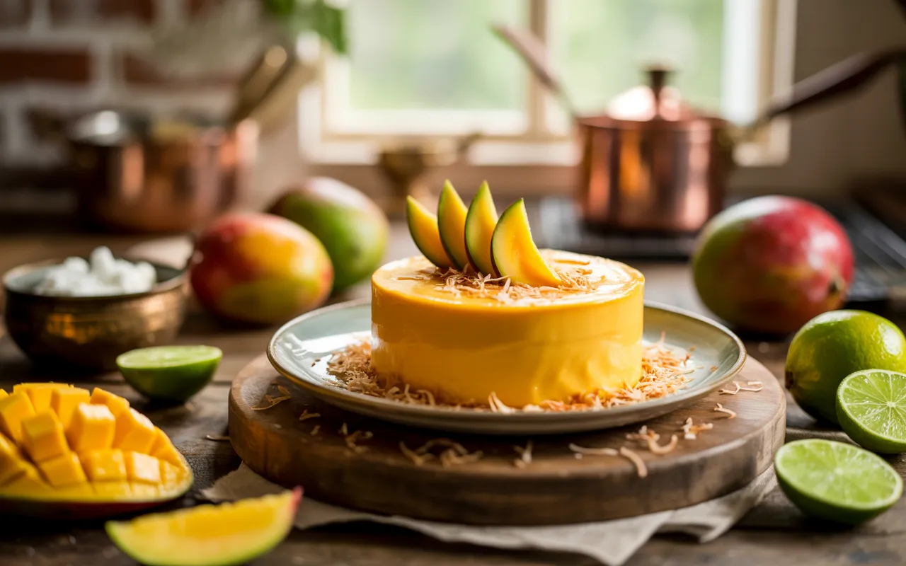 Mousse de Manga com 3 Ingredientes – Cremosa e Rápida