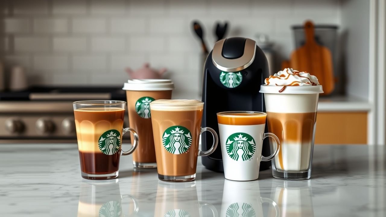 Principais bebidas do Starbucks para Dolce Gusto