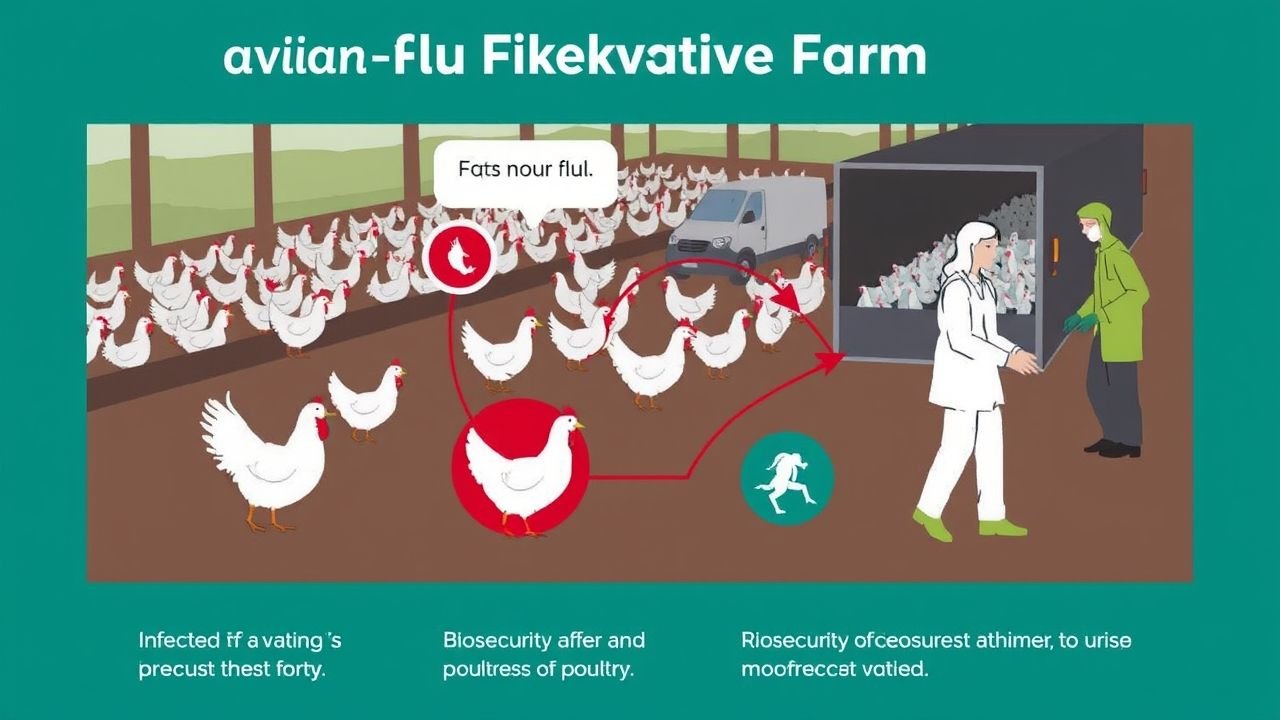 Como a gripe aviária se espalha