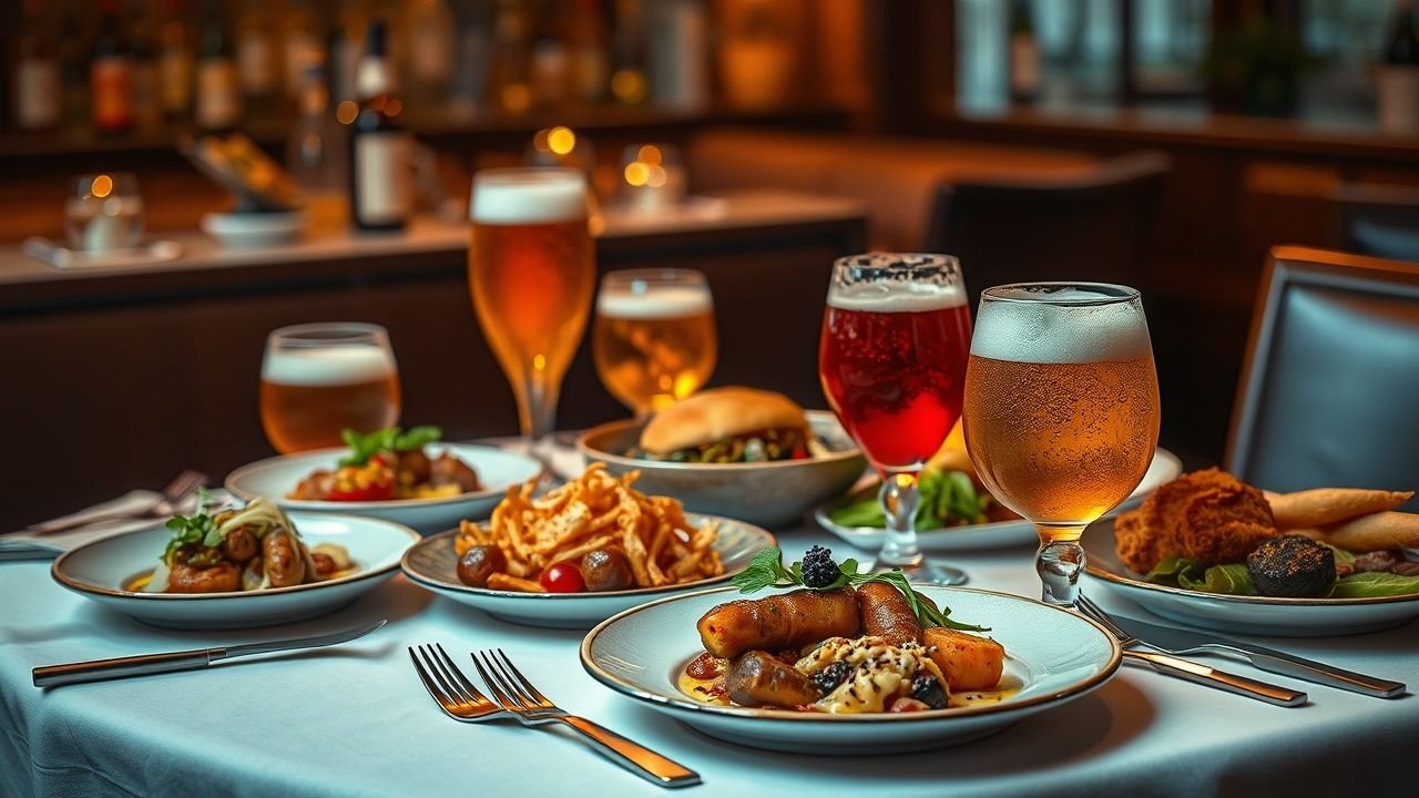 Harmonização de cervejas com pratos