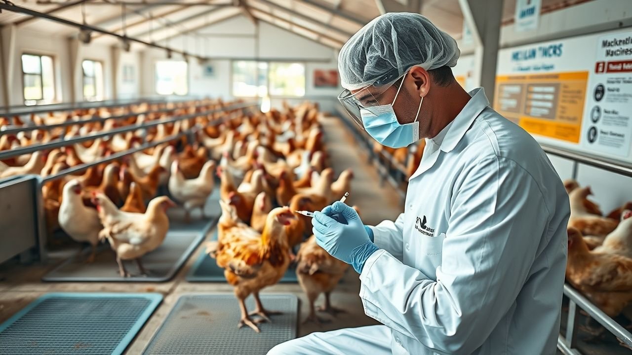 O papel das vacinações contra a gripe aviária