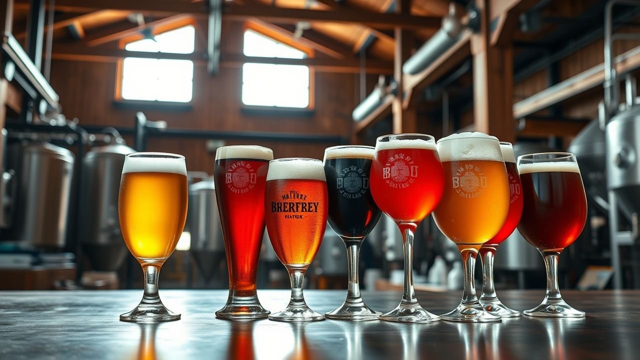 Os estilos de cerveja produzidos