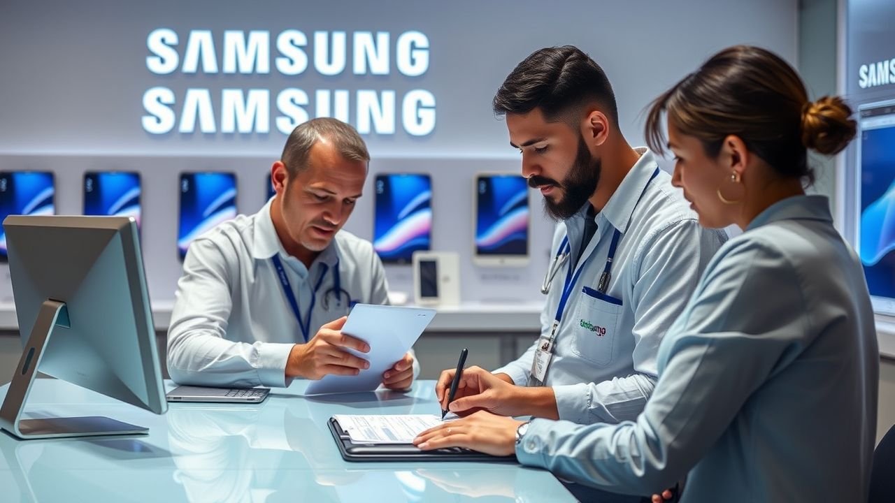 Passo a passo para solicitar assistência técnica Samsung