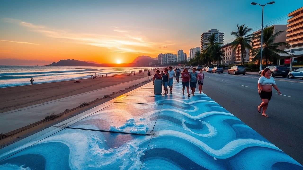 Caminhe pelas belíssimas praias de Copacabana e Ipanema