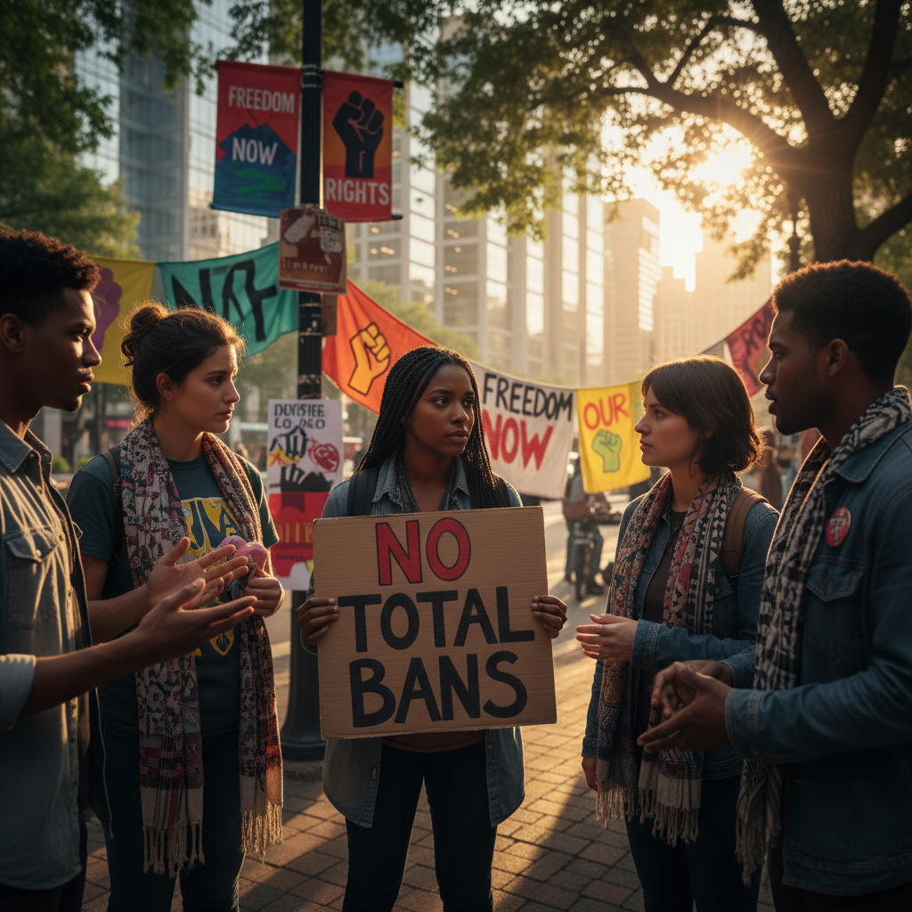 Reação da população e ativistas