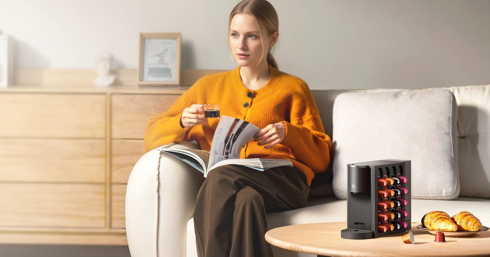 Cafeteira da Xiaomi aceita qualquer cápsula e faz café em 25 segundos